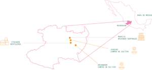 Mapa del origen de viviente